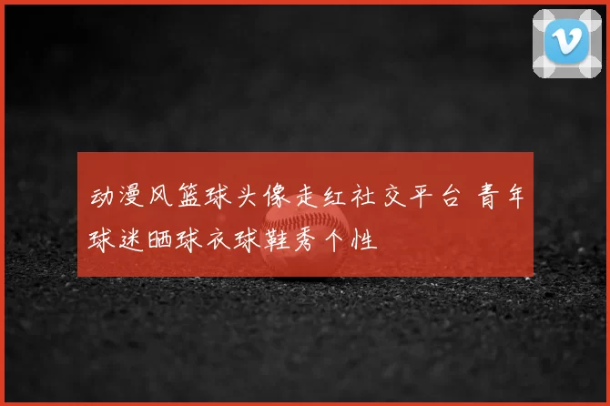 动漫风篮球头像走红社交平台 青年球迷晒球衣球鞋秀个性