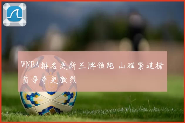 WNBA排名更新王牌领跑 山猫紧追榜首争夺更激烈